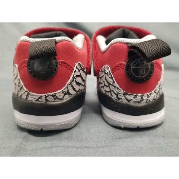 Jordan Toddlers Spizike Low (TD) Sneakers Slip On Red Gray Size 10 NEW IN BOX - Picture 10 of 11